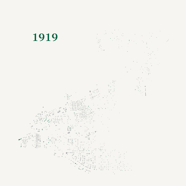 Cleveland Heights over the last century.