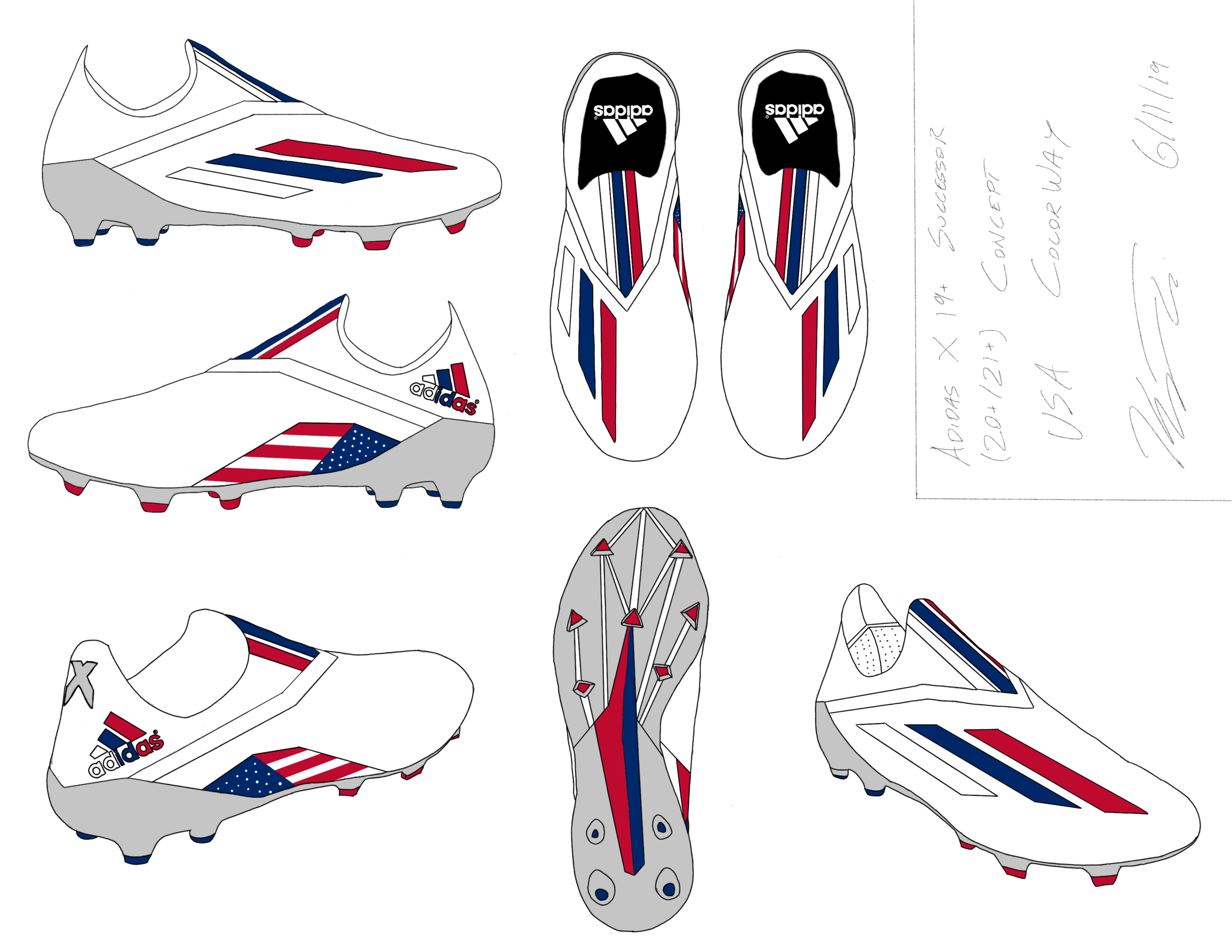 Adidas 19+ Successor Concept "USA PE"