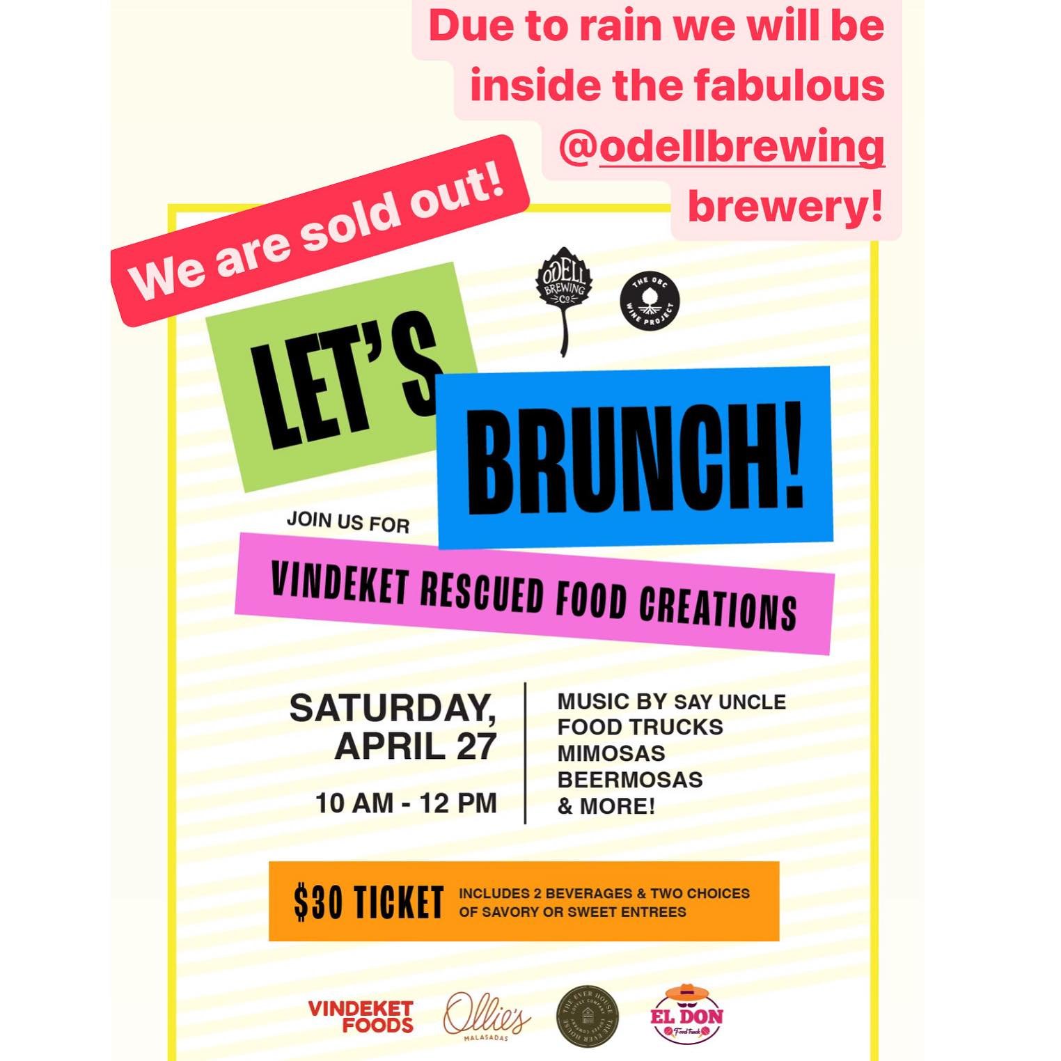 WE ARE SOLD OUT! Looking forward to Saturday morning. ALSO due to rain we will be inside the brewery. Looking forward to some great entertainment by @say_uncle_band delicious food from @foodtruckeldon and @olliesmalasadas and coffee from @theeverhous