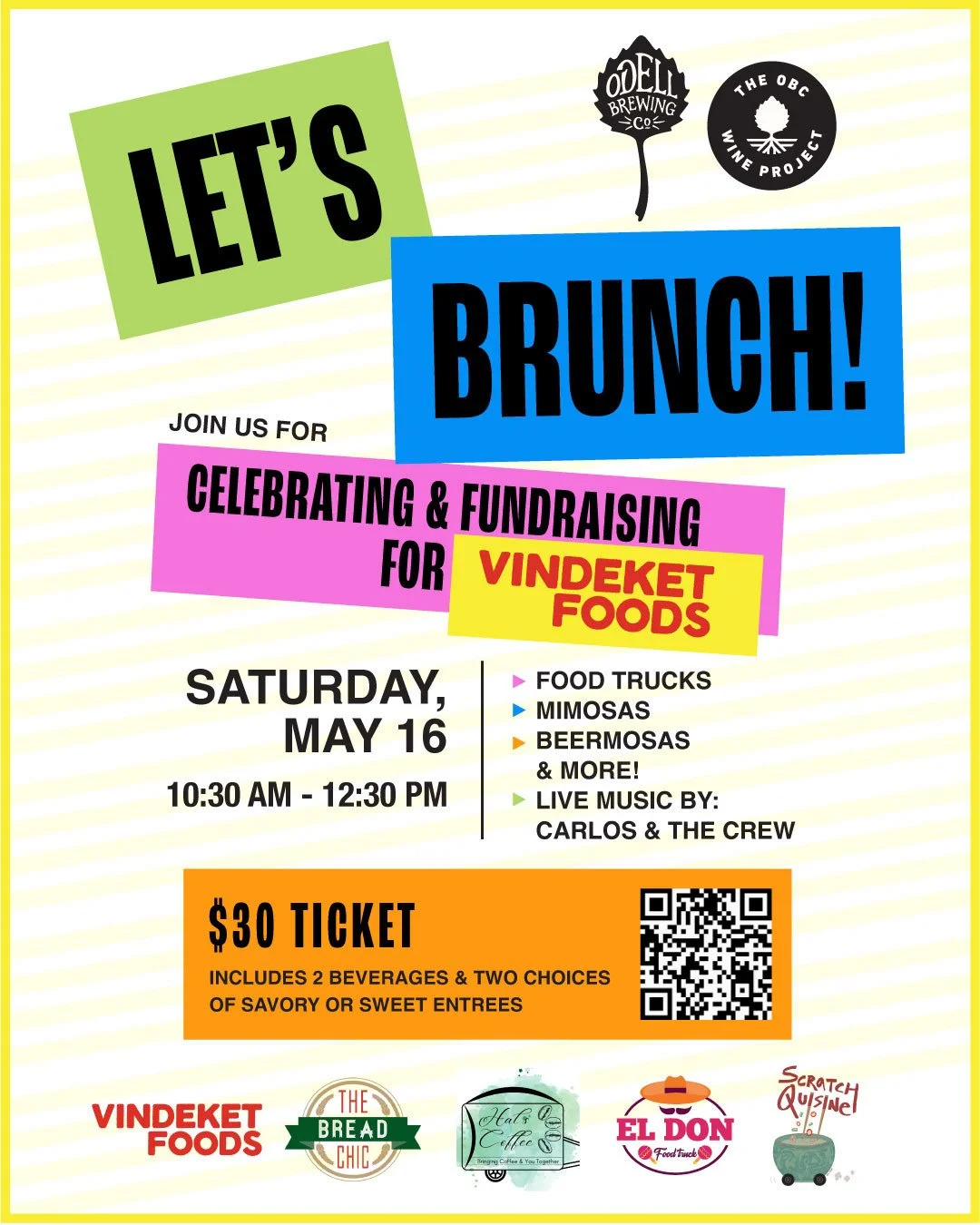 Mark your calendars for our annual brunch. Please RSVP!⁠
Link in BIO⁠
⁠
$30 per ticket⁠
⁠
Tickets include 2 beverages and 2 choices of savory and/or sweet entree options.⁠
⁠
Children under 10 years old get in free with an adult ticket purchase.⁠
⁠
be