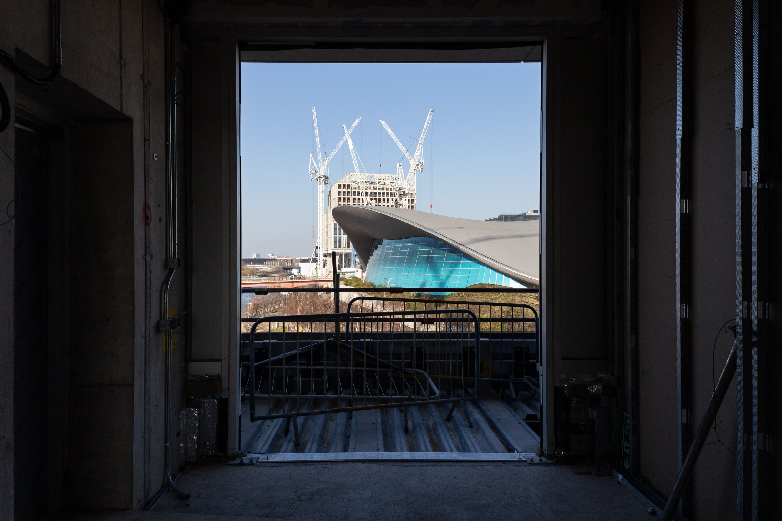 One Pool Street Olympic Park New UCL Building Aquatics Centre Views