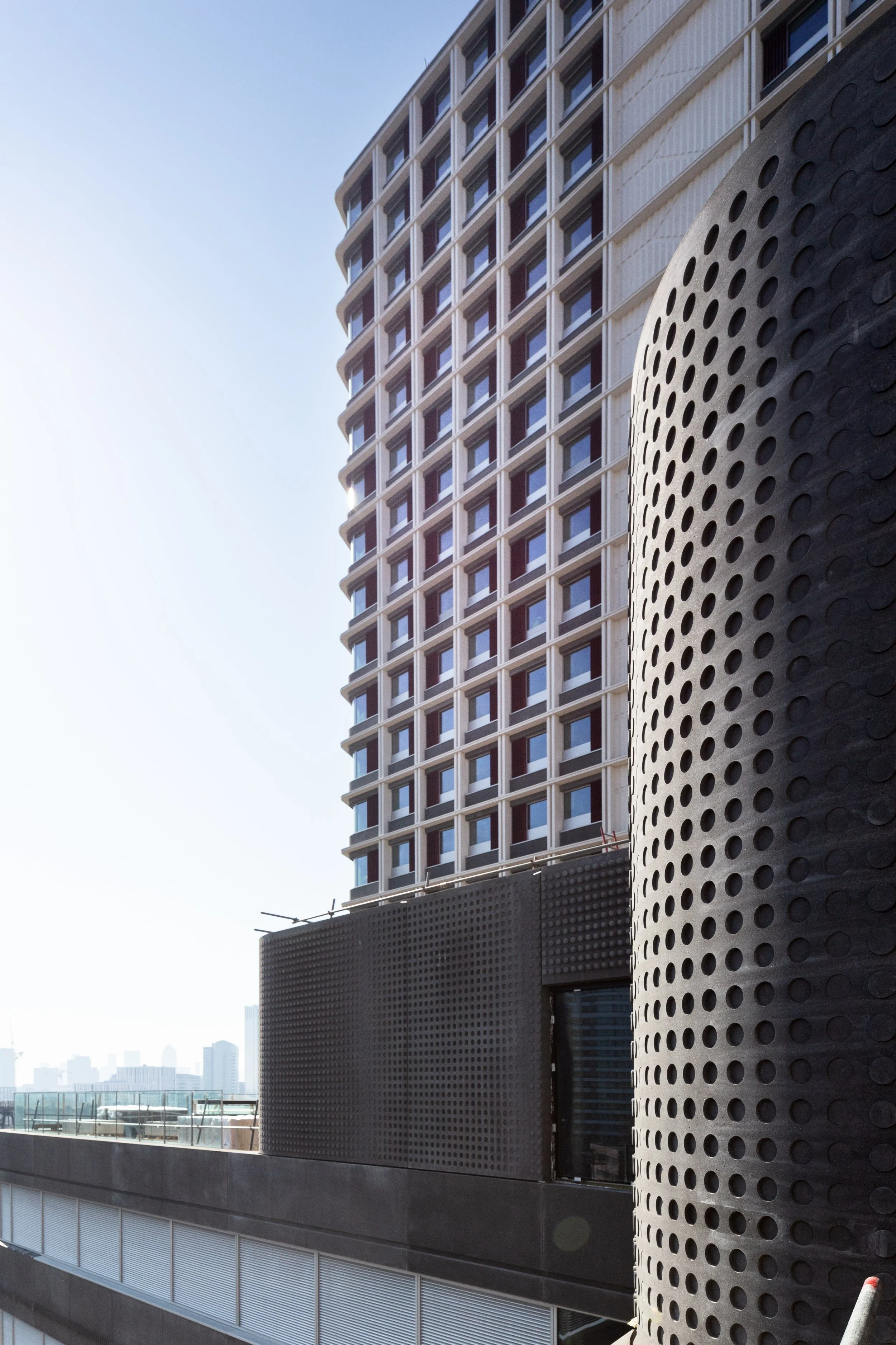 One Pool Street Olympic Park New UCL Building Rooftop Concrete facade