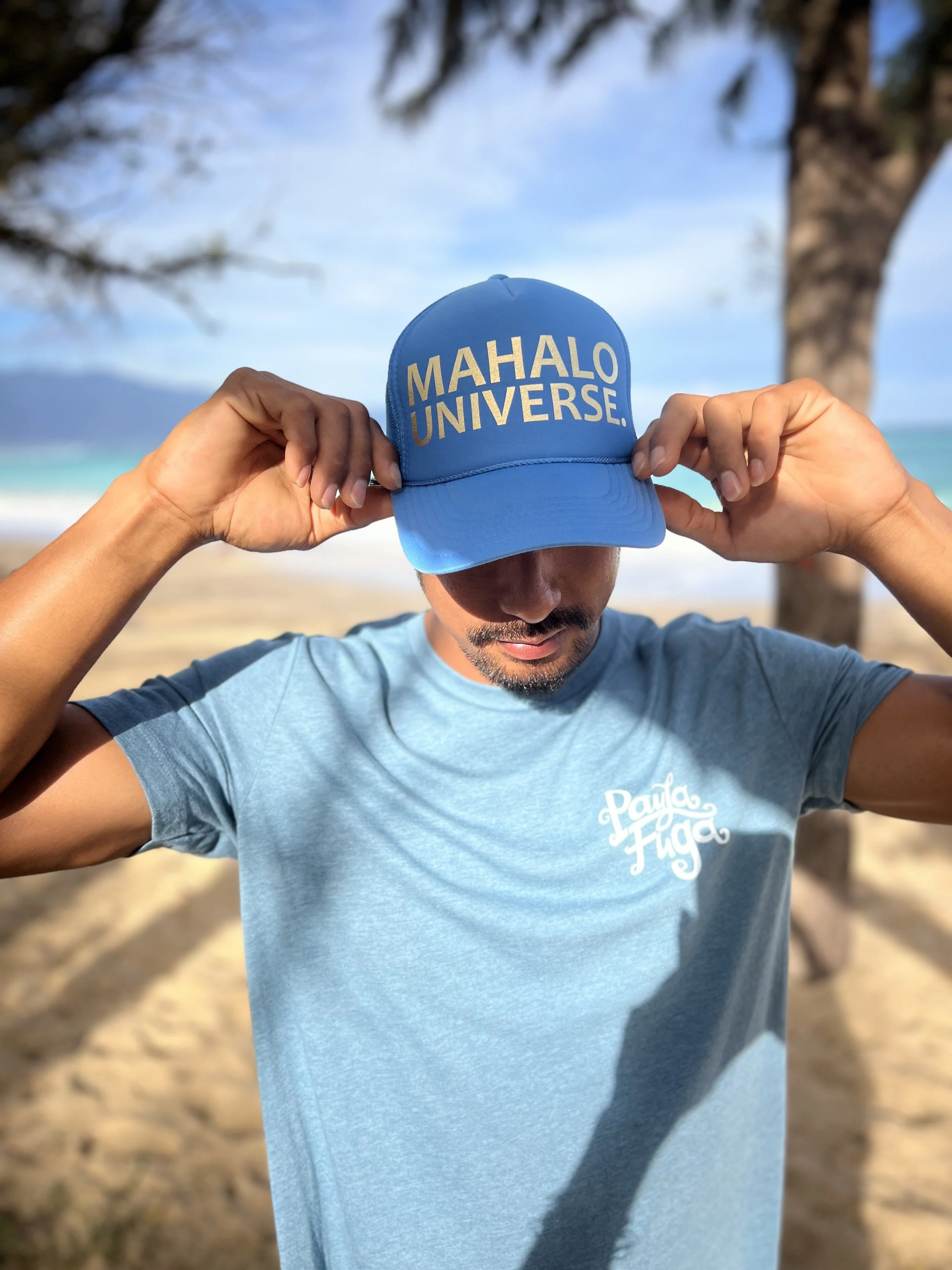 Blue Mahalo Universe Hat