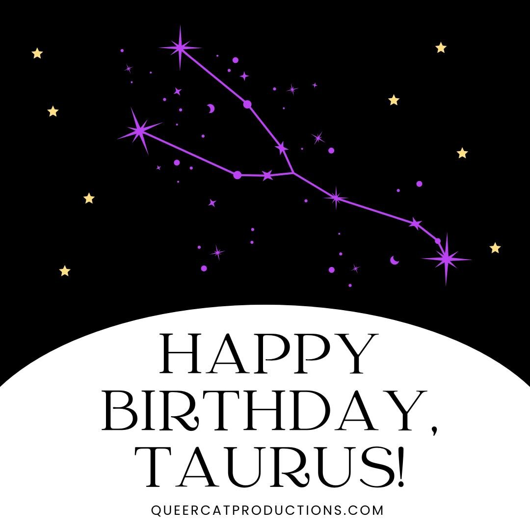 ♉ It&rsquo;s #Taurus Season! HBD, Taurus!

Check out our cheat sheet to learn more about this down-to-earth sign, and tag your favorite Taurus below! 🌱✨

[ID 1: A white half-circle at the bottom with black text reading: Happy Birthday, Taurus! queer