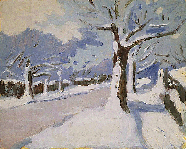 Snow South Main Street 1972