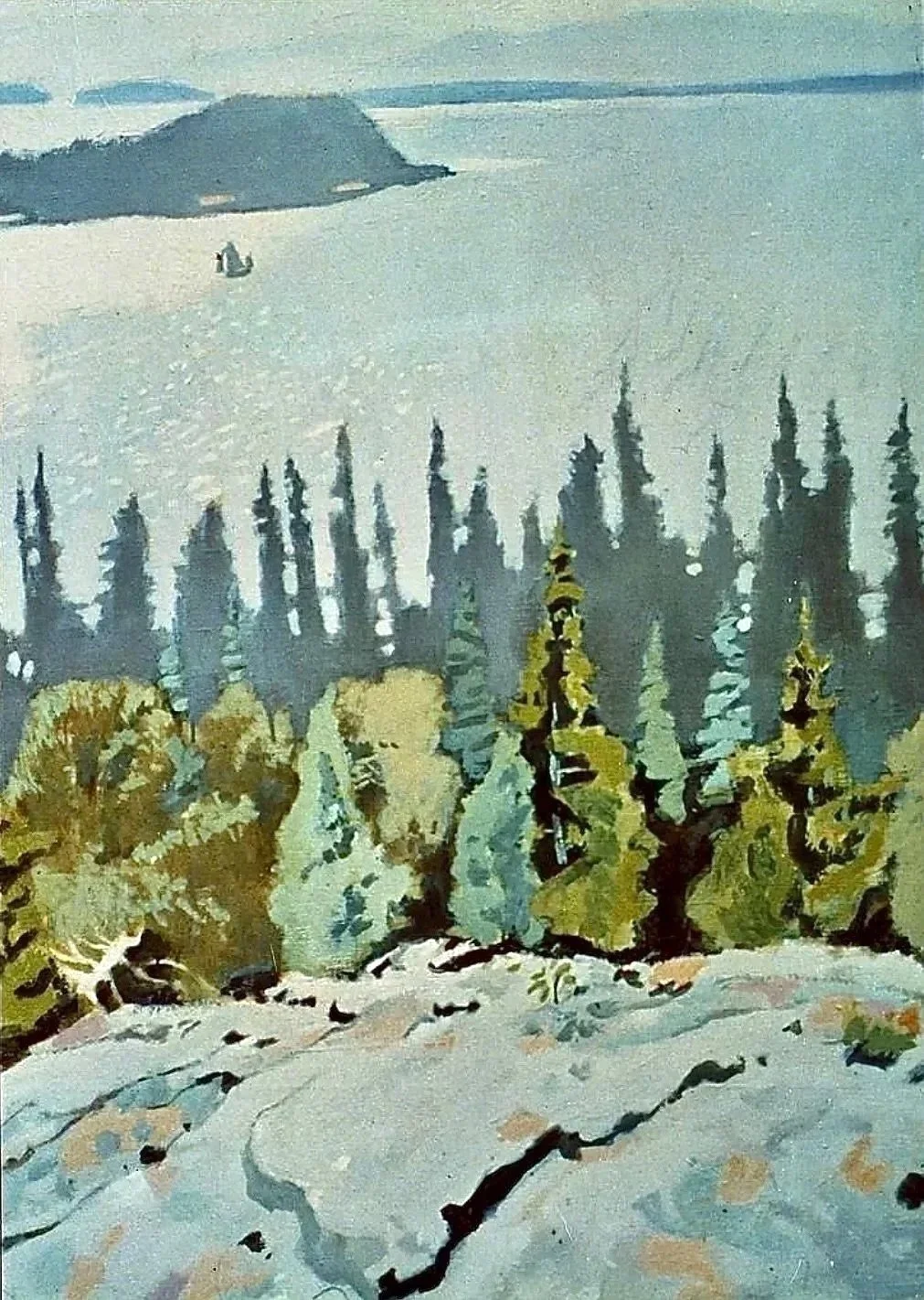 View from a High Ledge No. 2, 1972-1975  (44 x 32)