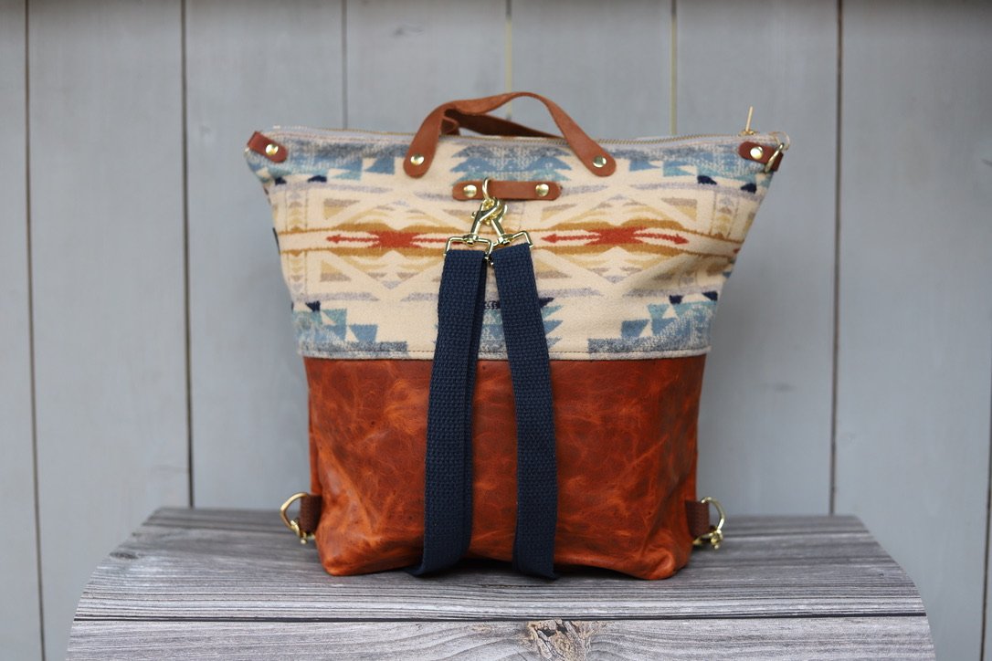Convertible Backpack in Shonto Wheatlands Wool 003
