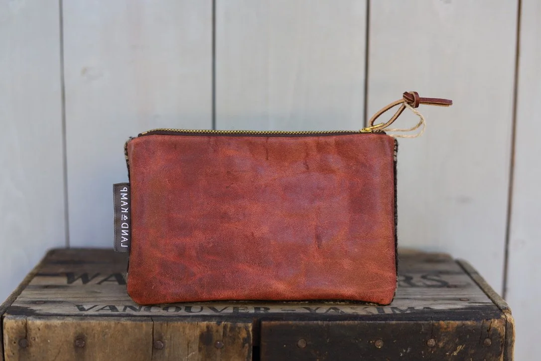 Carry All Zipper Pouch in Wilderness Wool