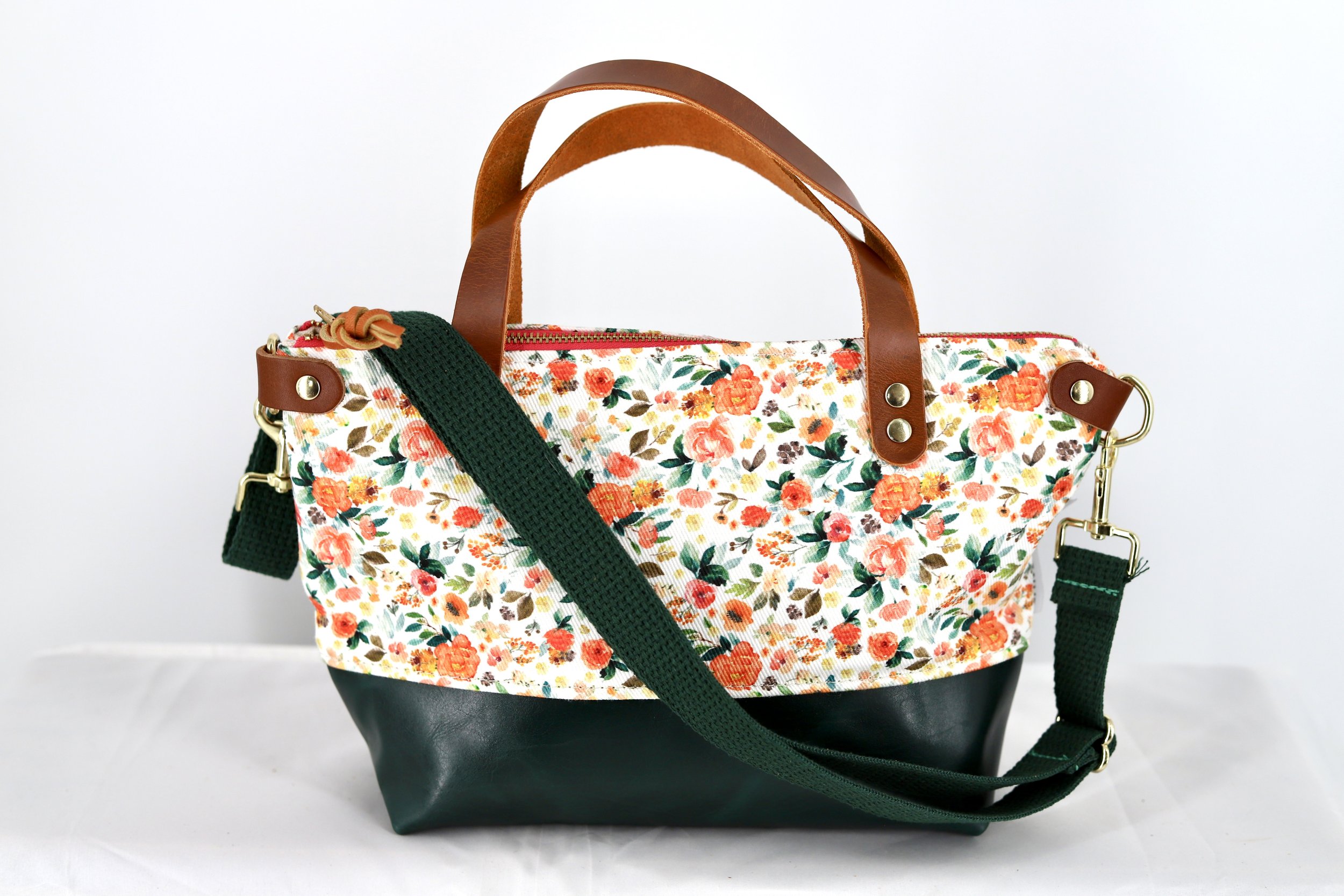 Bitsy Purse in Peach Rose Eco-Friendly Canvas