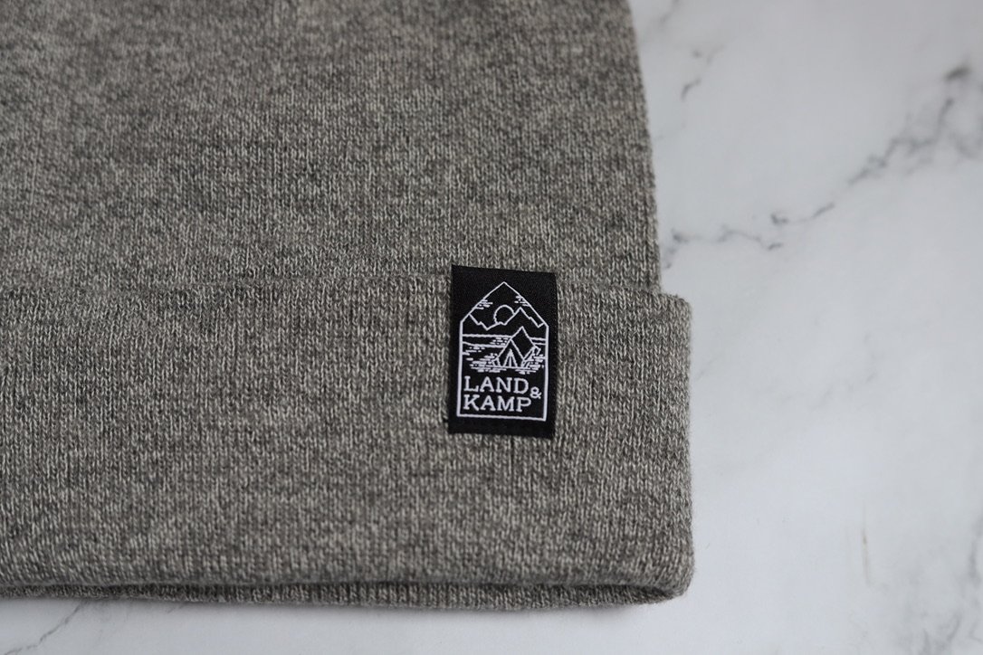 Heather Grey Beanie with Cuff