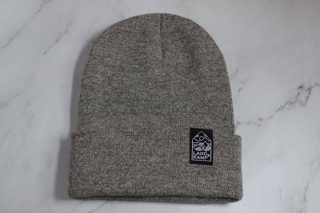 Heather Grey Beanie with Cuff