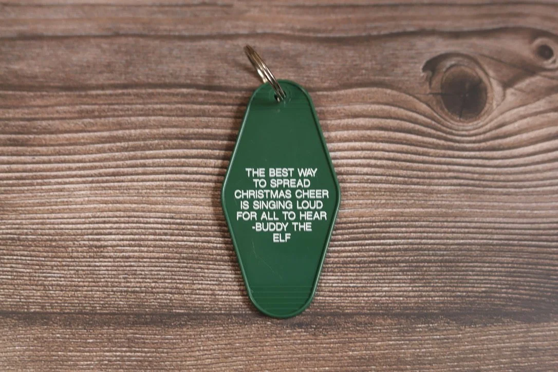 Buddy the Elf Retro Hotel Keychain