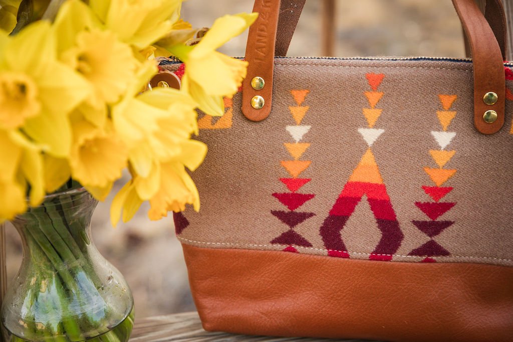 I wanted to show you a closer look at this pattern alignment. When the wool is this beautiful, you really have to let the geometry speak for itself. The pattern feels like a sneaky neutral even though it has to vibrant orange and red.  Seeing it next