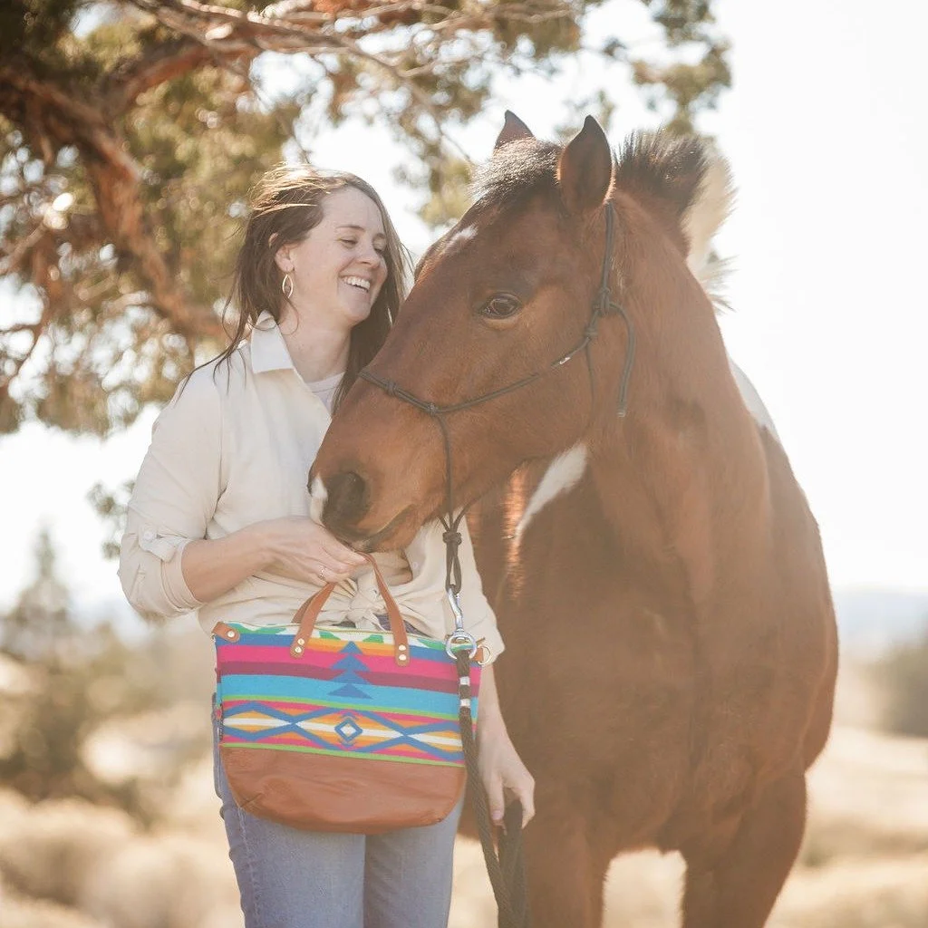 You know I design with Mom always on my mind.  She's going to say, "I'm so rough on my bags I don't want to carry anything too fancy." Those seams are sewn with bonded nylon offering highest level of strength and durability. The rivets are 