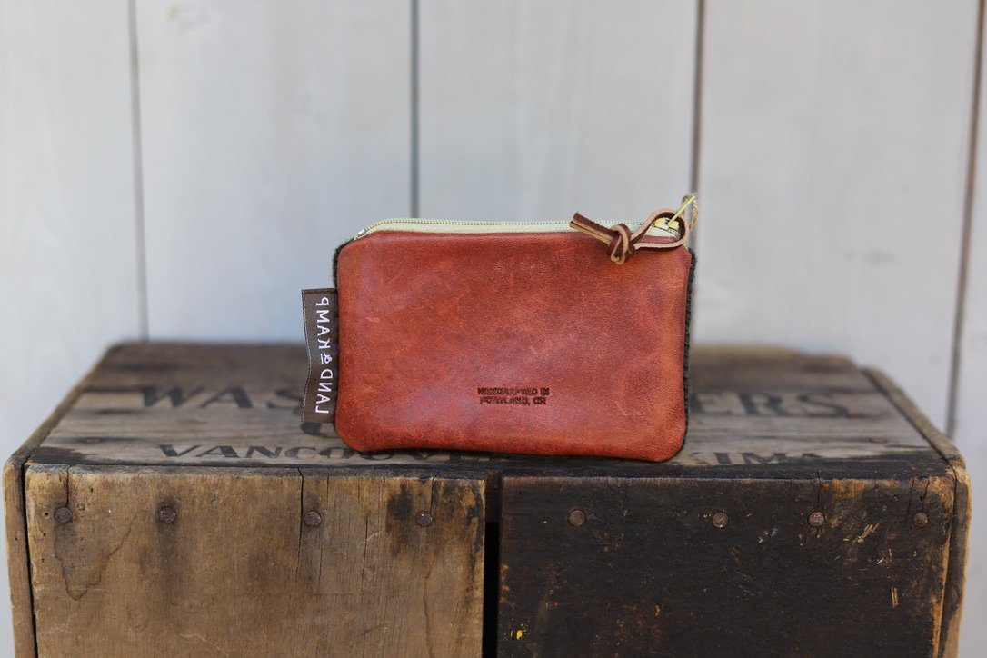 Card Pouch in Wilderness Wool