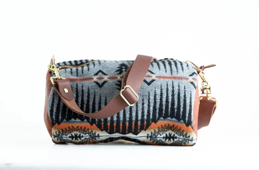 Wool Barrel Crossbody Bag | Shale Mountain