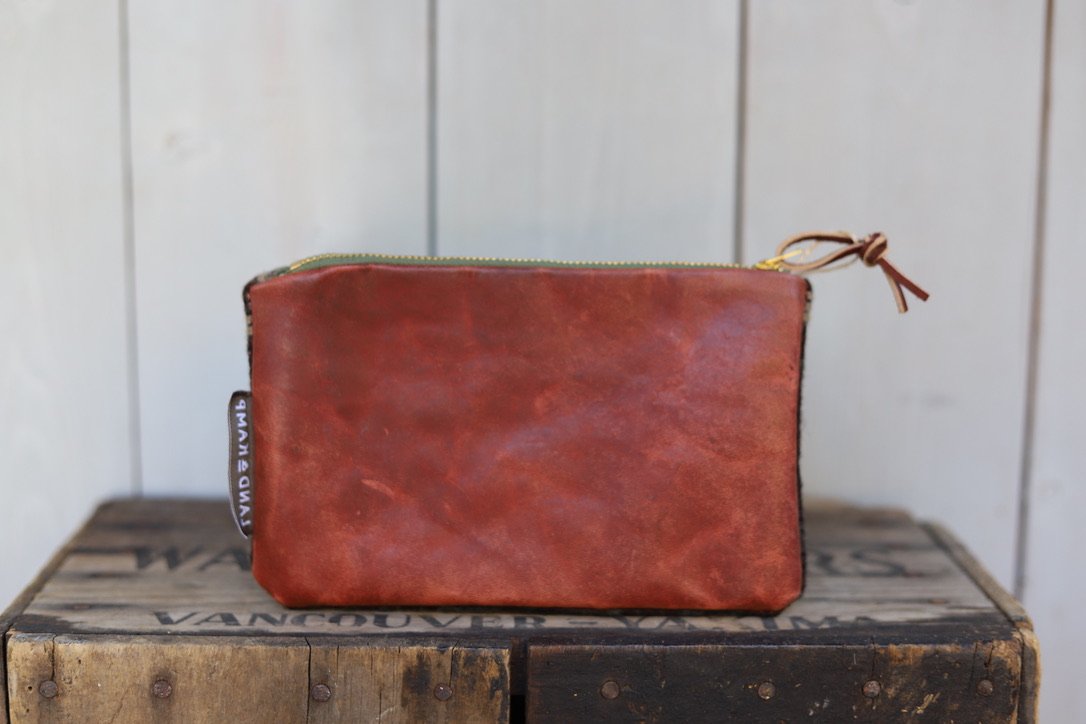 Carry All Zipper Pouch in Wilderness Wool