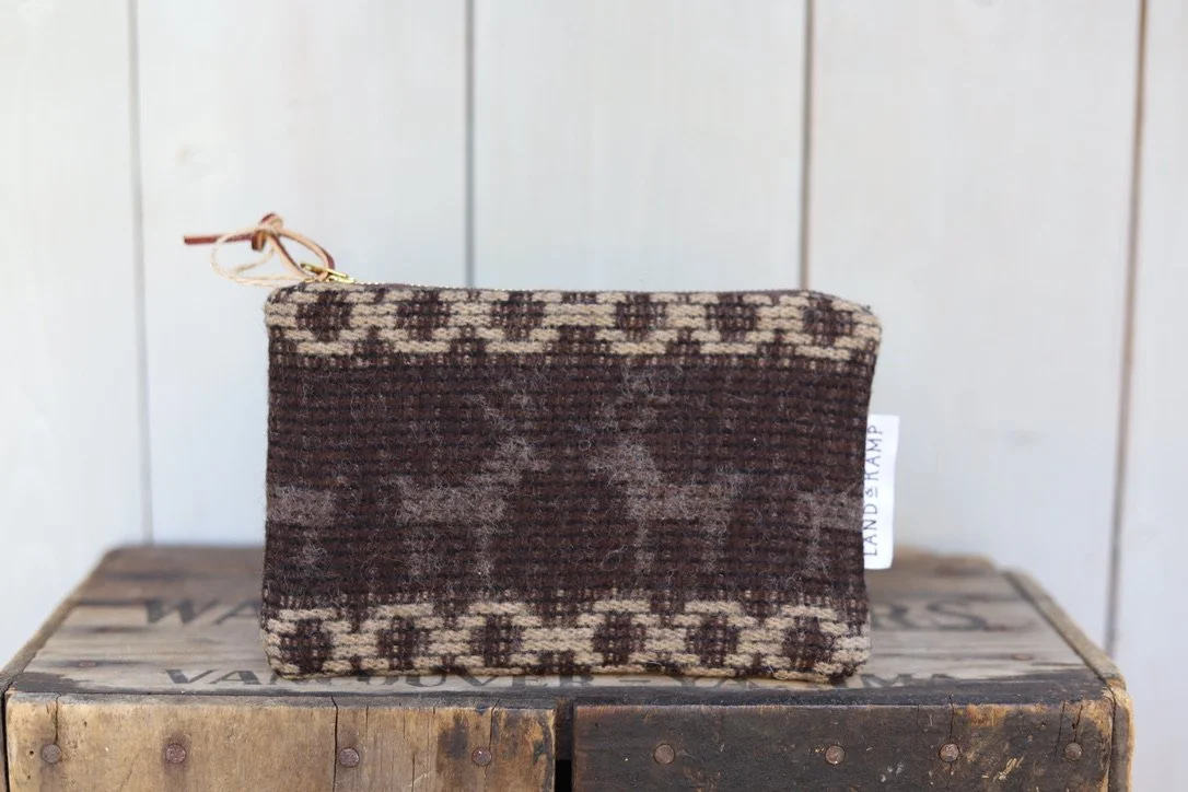 Carry All Zipper Pouch in Wilderness Wool