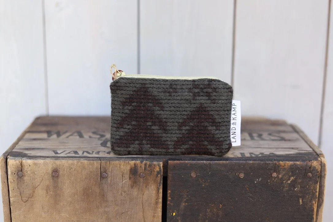 Card Pouch in Wilderness Wool