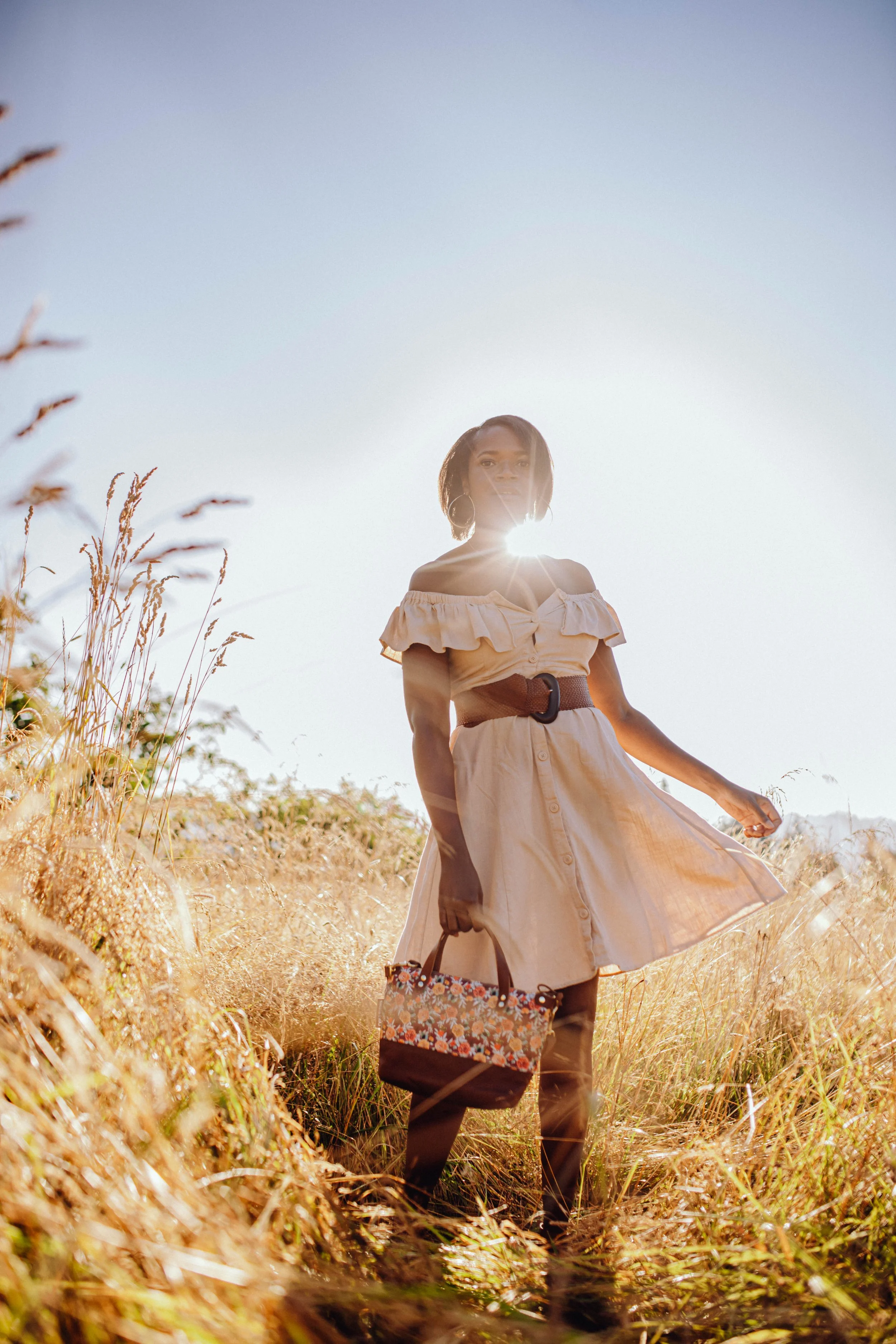 bethany, summer harvest collection ecofriendly canvas purses