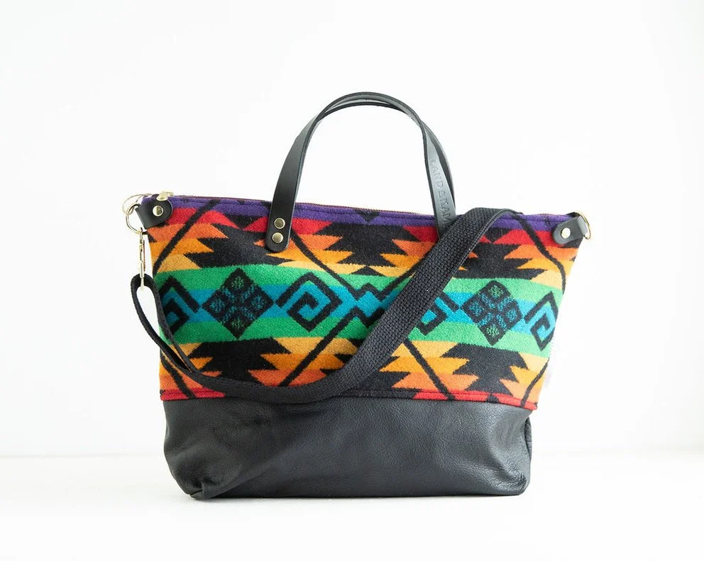 Crossbody Purse in Coyote Butte Bright Wool