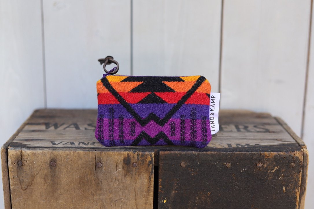 Card Pouch in Coyote Butte Bright Wool