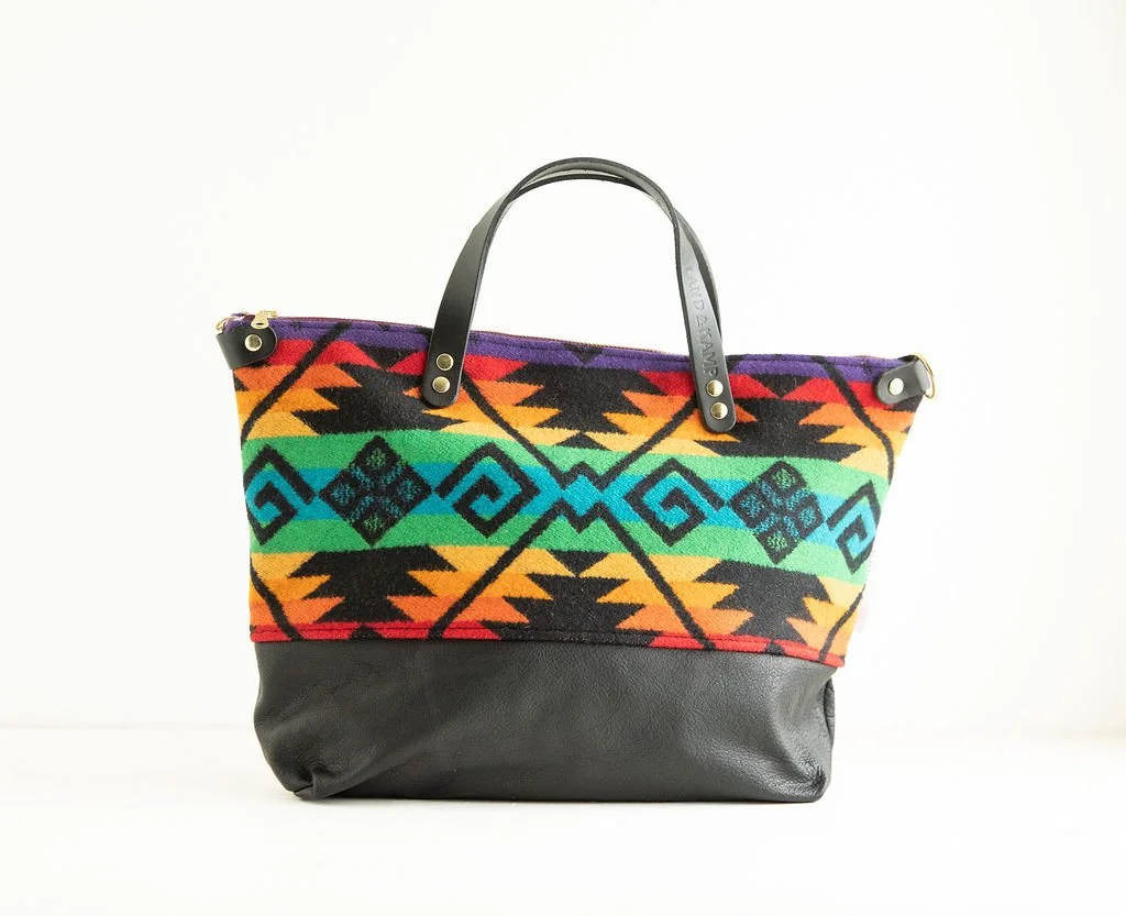 Crossbody Purse in Coyote Butte Bright Wool