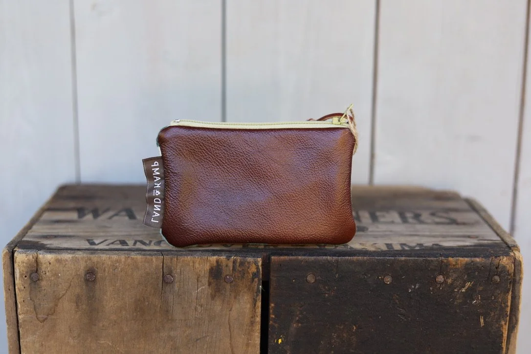 Card Pouch in Tucson Aqua Wool