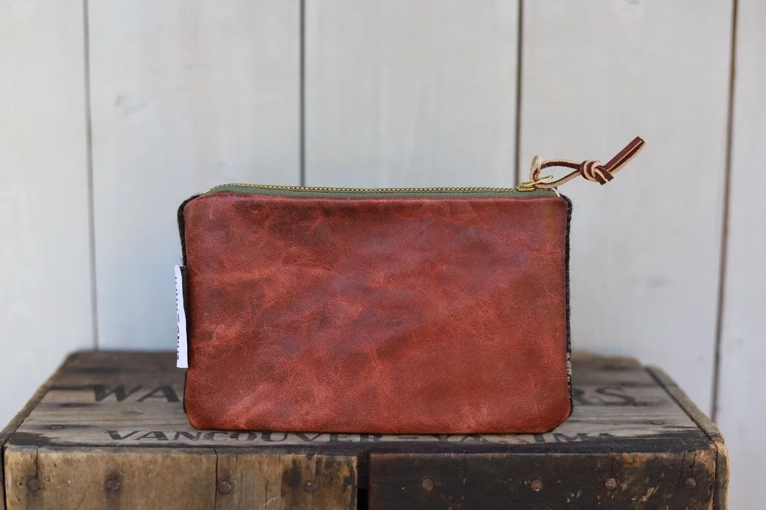 Carry All Zipper Pouch in Wilderness Wool