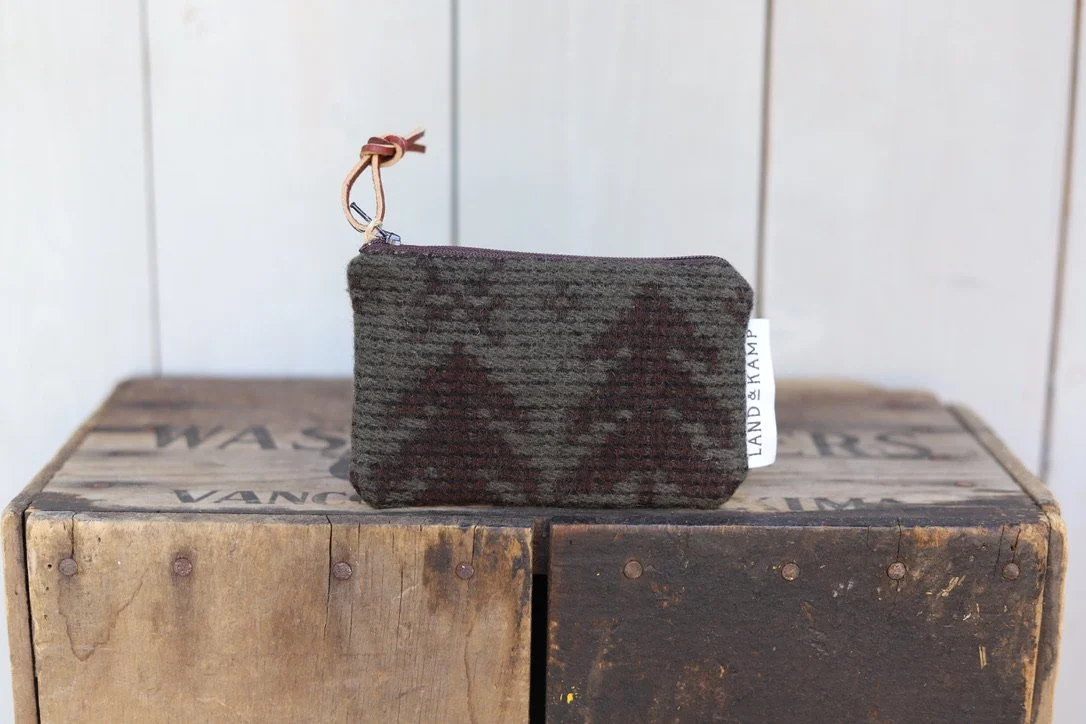 Card Pouch in Wilderness Wool