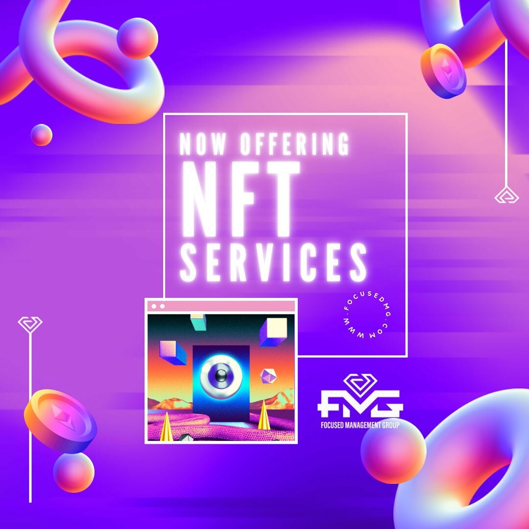 We&rsquo;re excited to announce that we now offer NFT Services. Visit our website for more information. Link in bio.

#nft
