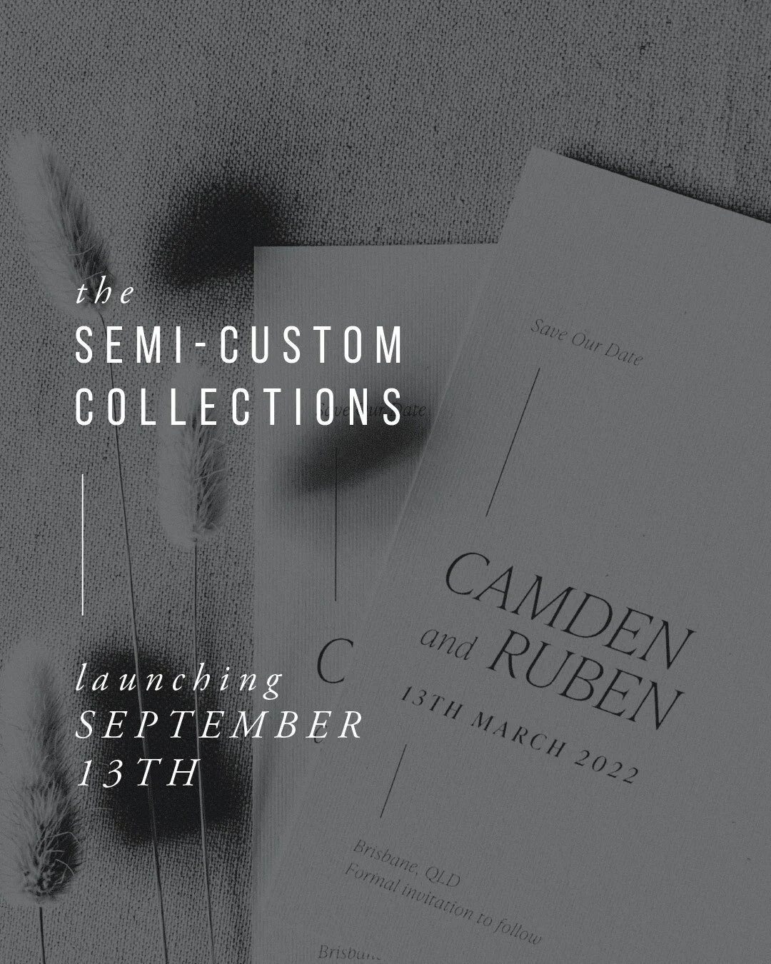 The Semi-Custom Collections 〰️ Launching September 13th. 

A long time coming but I can't wait to finally share these with you all. Stay tuned for some sneak peeks of all the lovely collections coming soon!

.
.
.
#weddingstationery #semicustom #semi