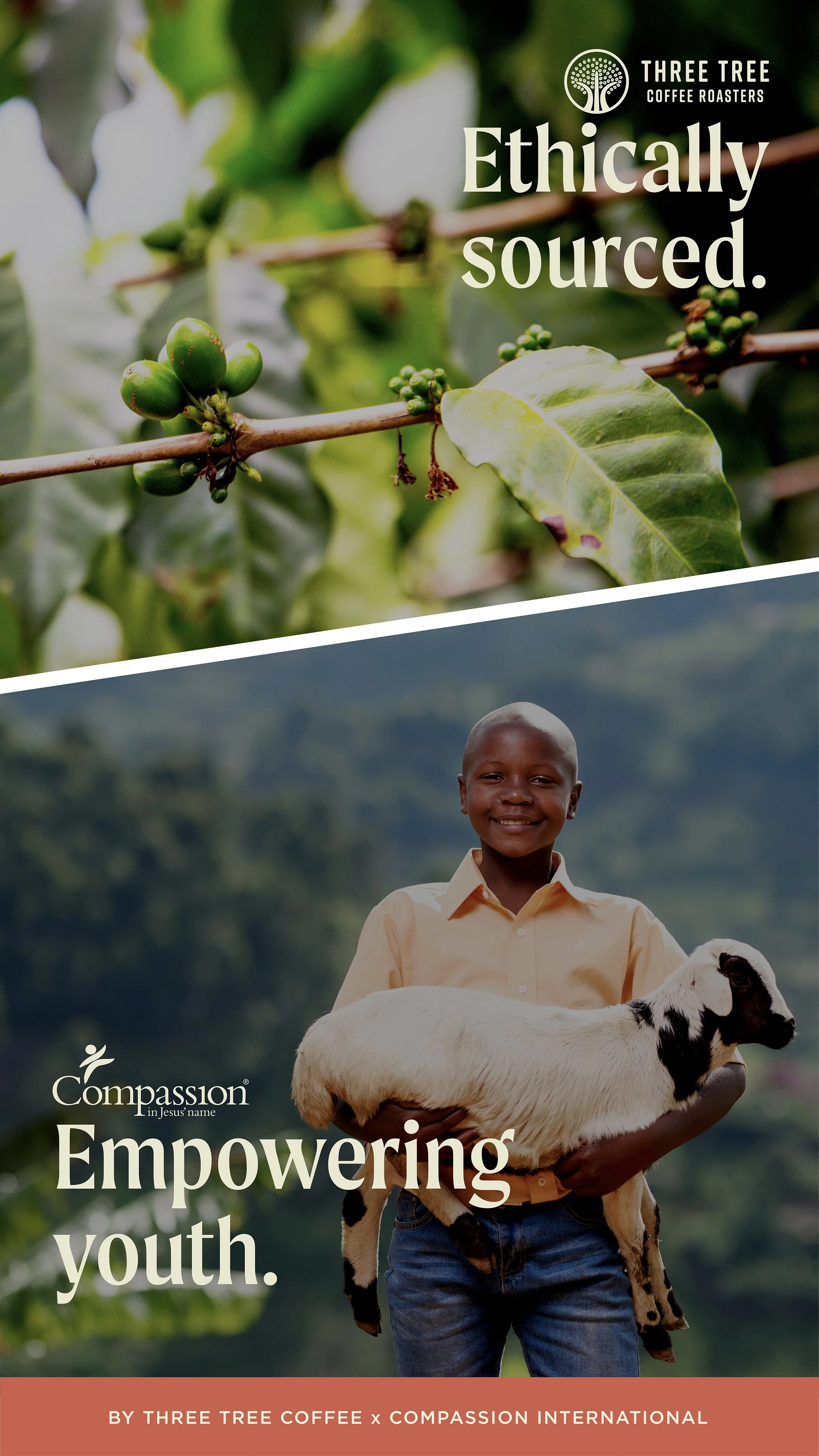 Compassion International Coffee Subscription Advertisement