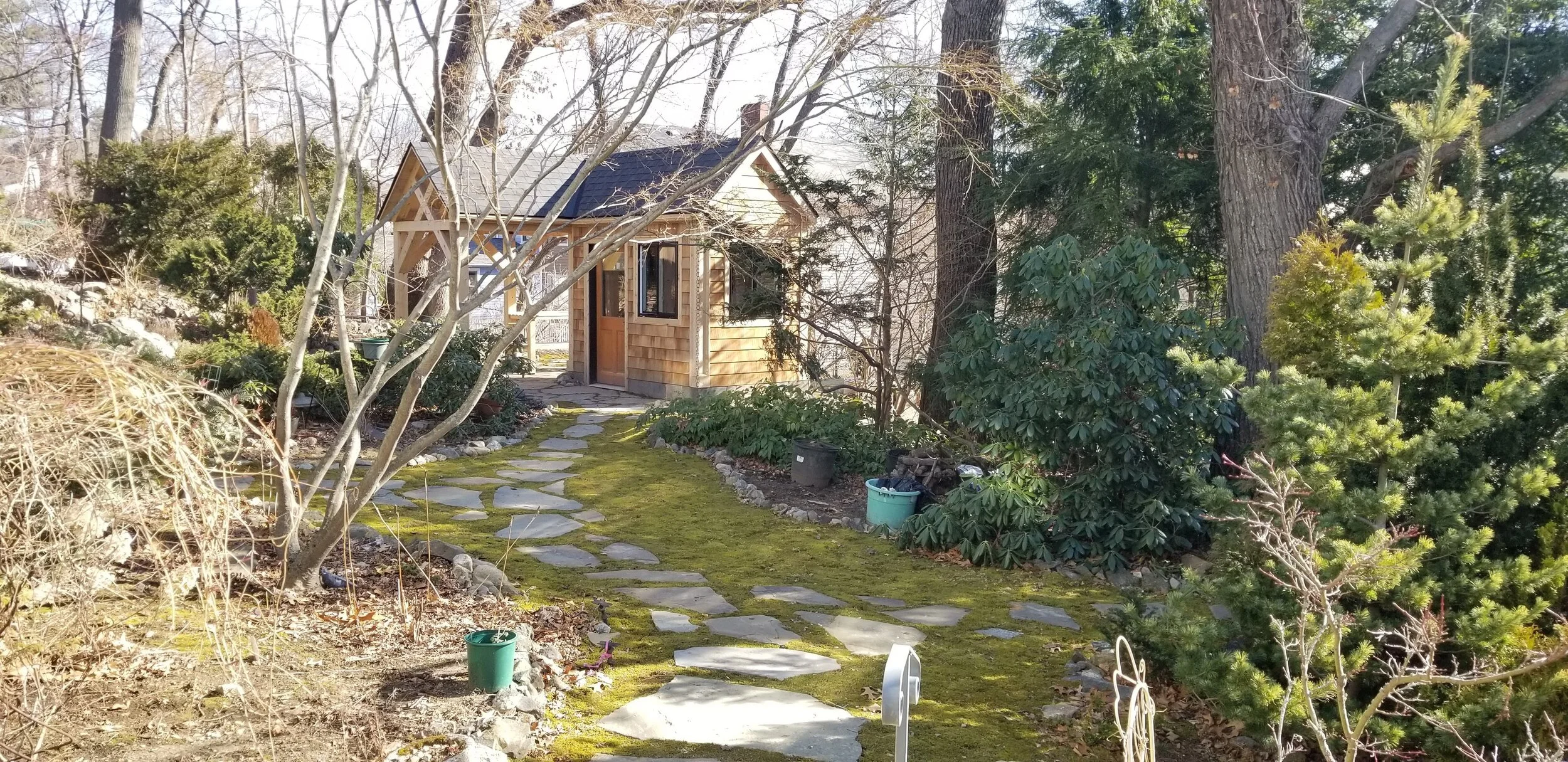 Cedar Timber Framed Potting Shed