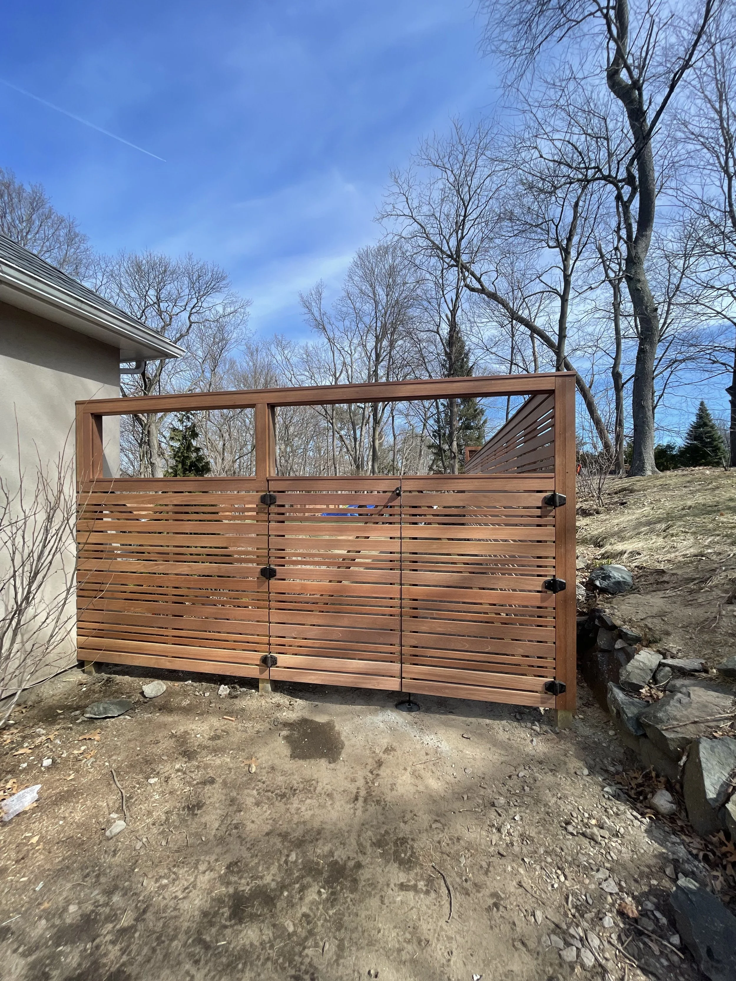 Hardwood Backyard Renovation