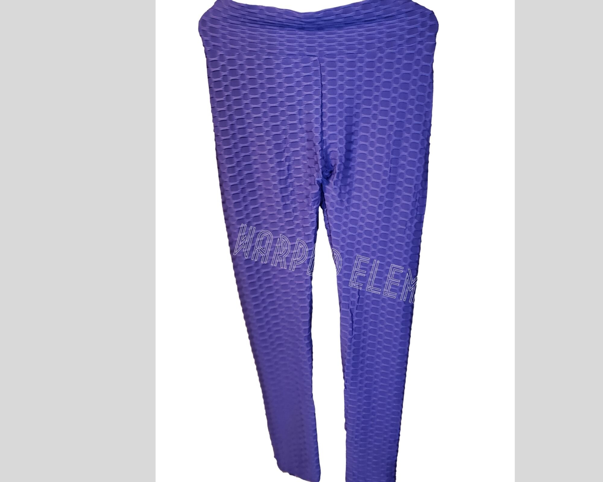 Helix Purple High Waist Butt Lifting Tummy Control Anti Cellulite Leggings  — Warped Elementz LLC shirt, legging, yoga, knife, cell phone accessories,  joggers, sweatpants, T shirt