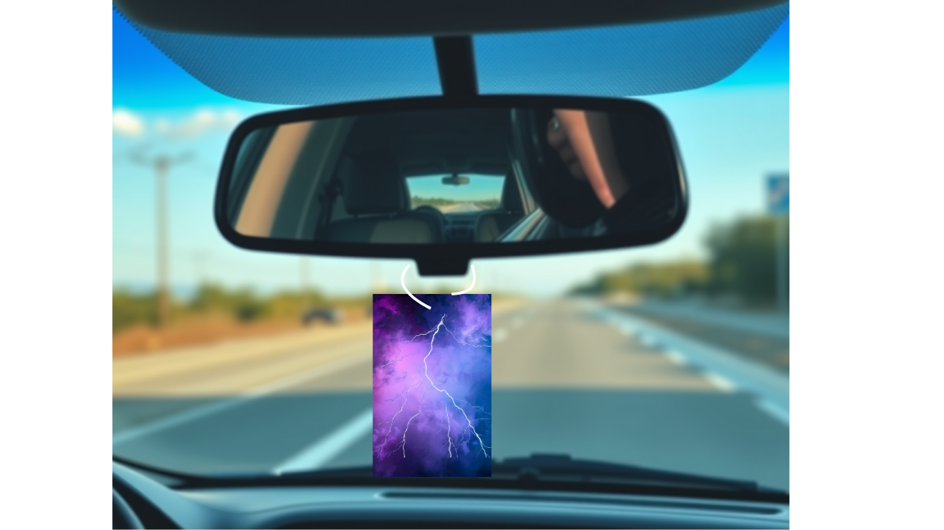 Black Purple lightning Air Freshener.png