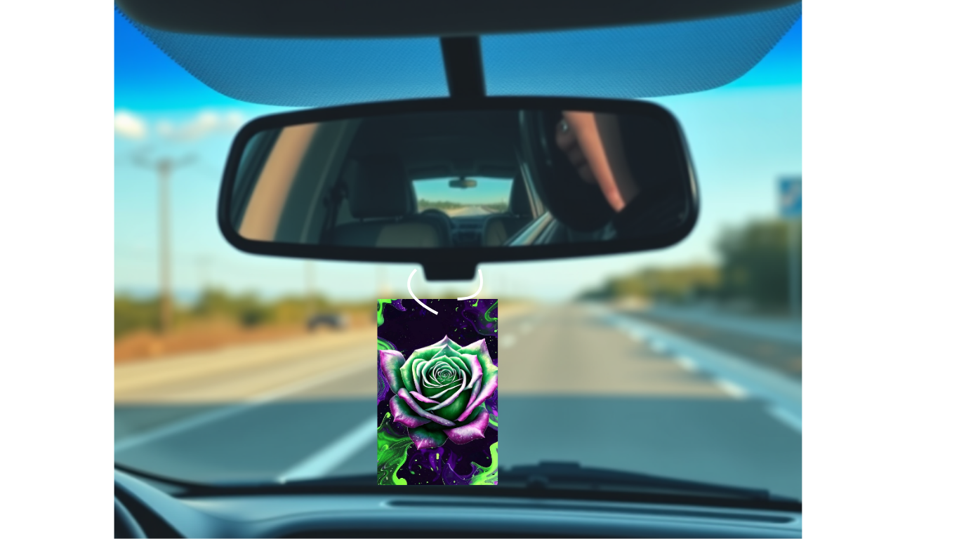 Green Purple Rose Air Freshener.png