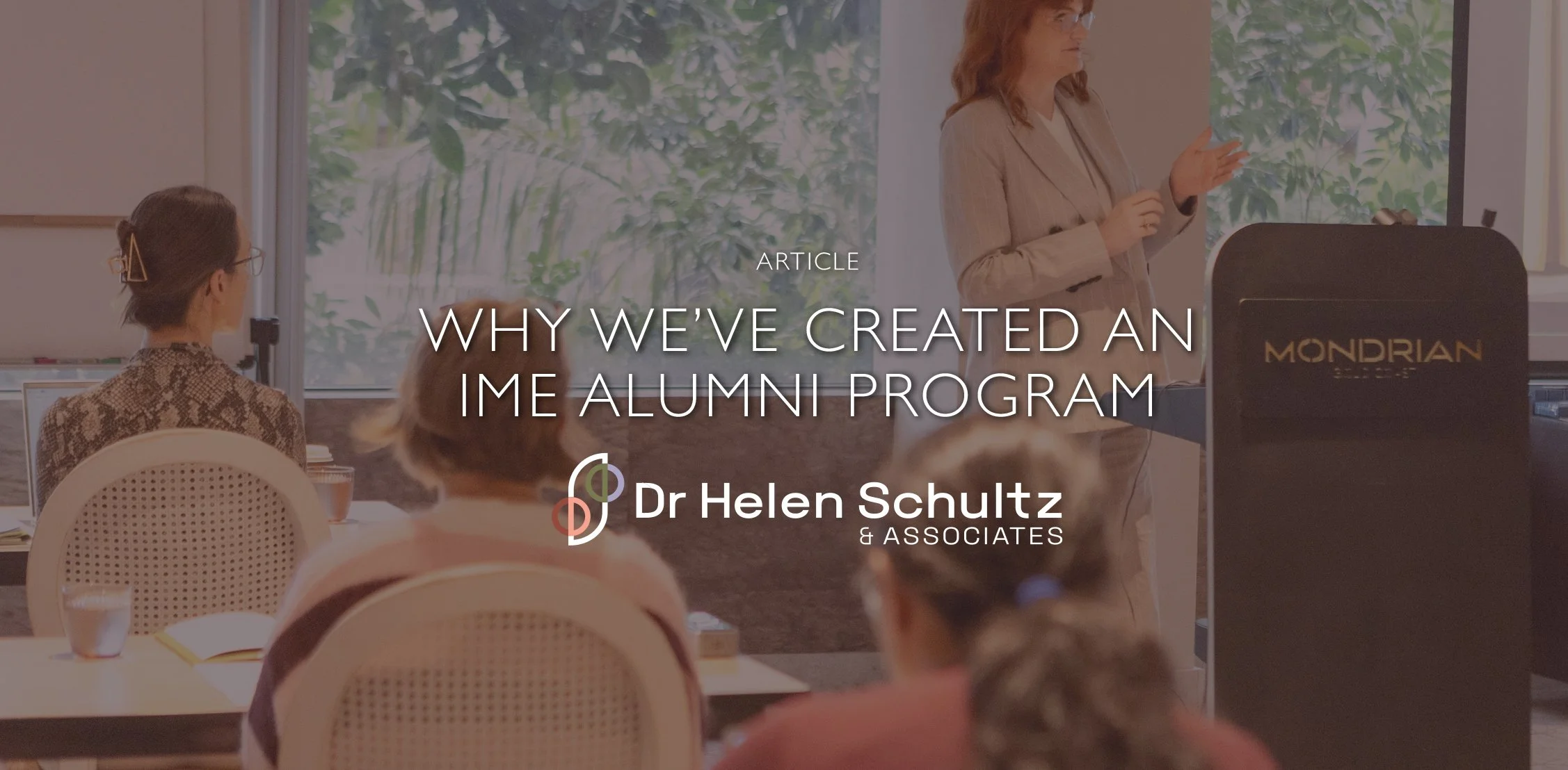 Why We've Created an IME Alumni Program