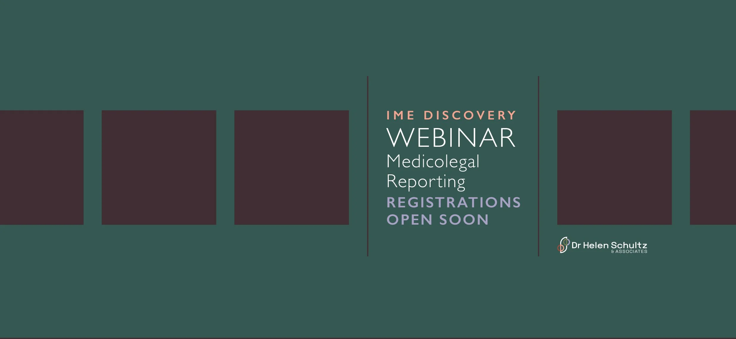 WEBINAR: Medicolegal Reporting