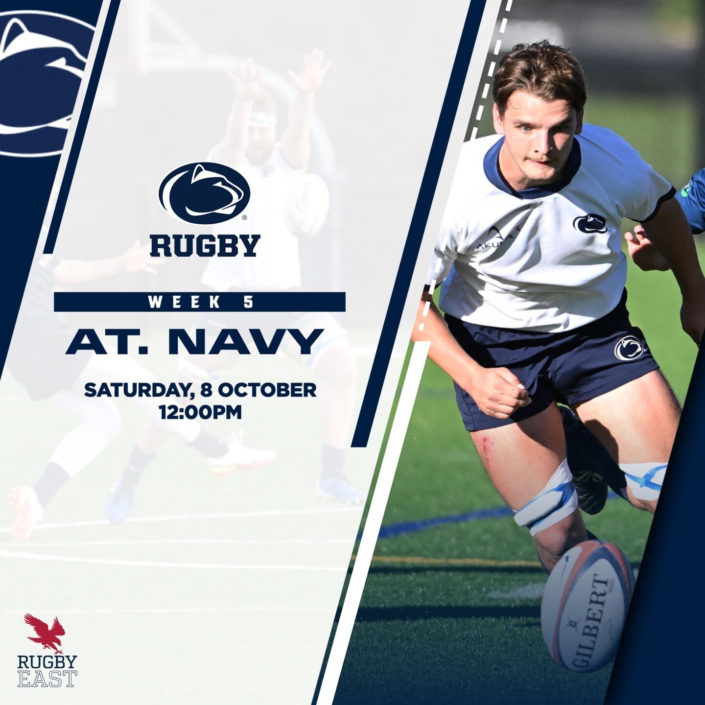 Back at it this week. After a Bye weekend Men's Rugby will return to Rugby East conference play Saturday, 8 October. 

📆 Saturday, 8 October
🆚 Navy
⏱ 12:00pm
📍 Brigade Sports Complex, Annapolis, MD

📸: Steve Manuel