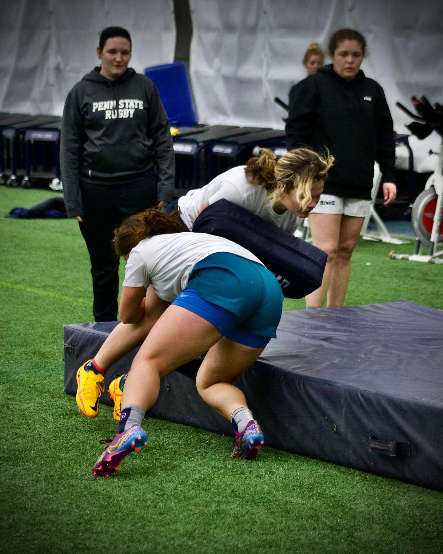 📸🎬Scenes from last week&rsquo;s training as we prepare for our FIRST GAME on February 26th at Holuba Hall vs @usna_womens_rugby at 2:15!! #WEARE #pennstatewrugby