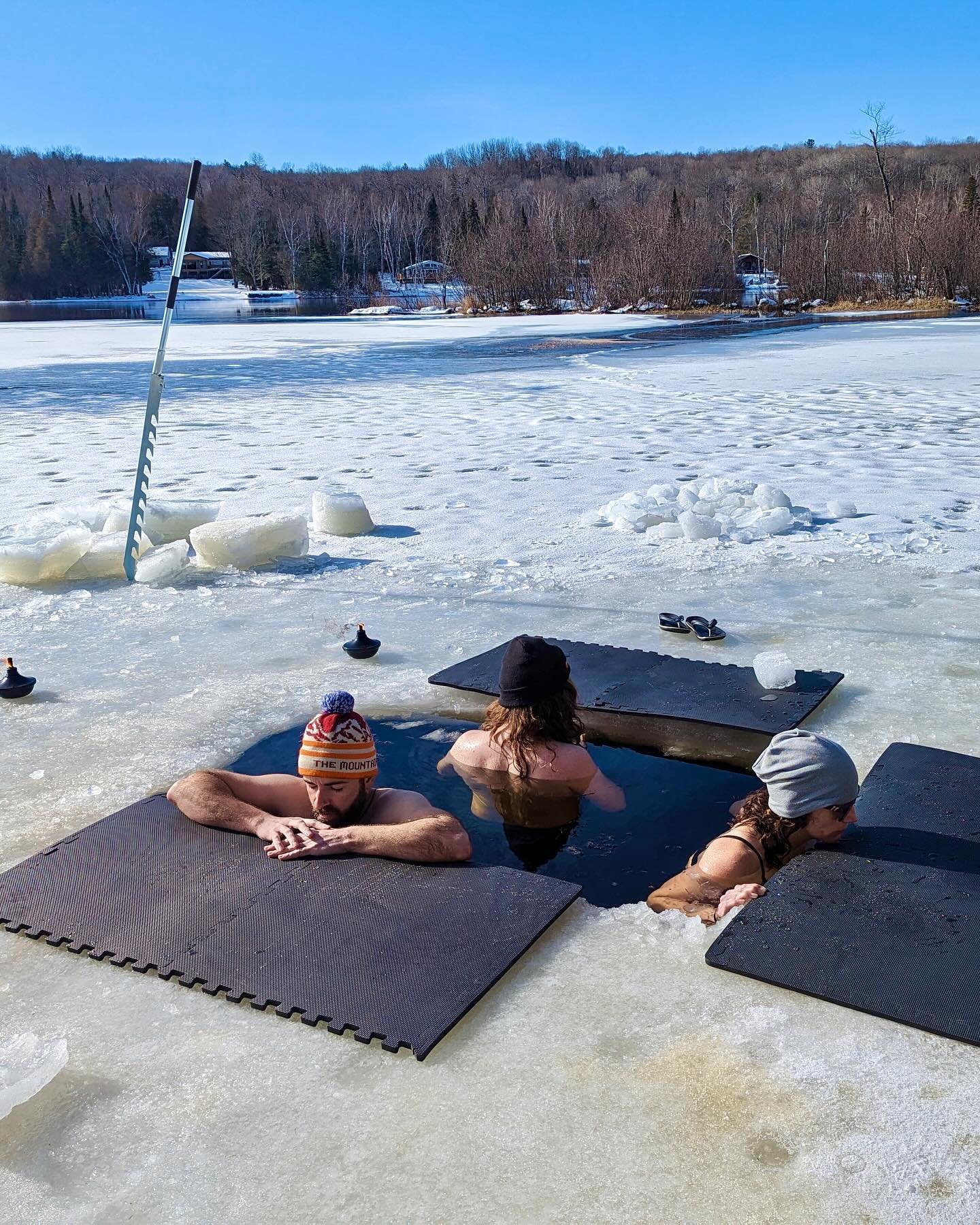 .
Magical Ice Camp days ❄️

We miss winter and we&rsquo;ve been flipping through trip pictures to help us cope with the warm weather 🥲

Here are some pictures from our first Ice Camp, hosted this past February in Barry&rsquo;s Bay 😍

We spent 3 rej