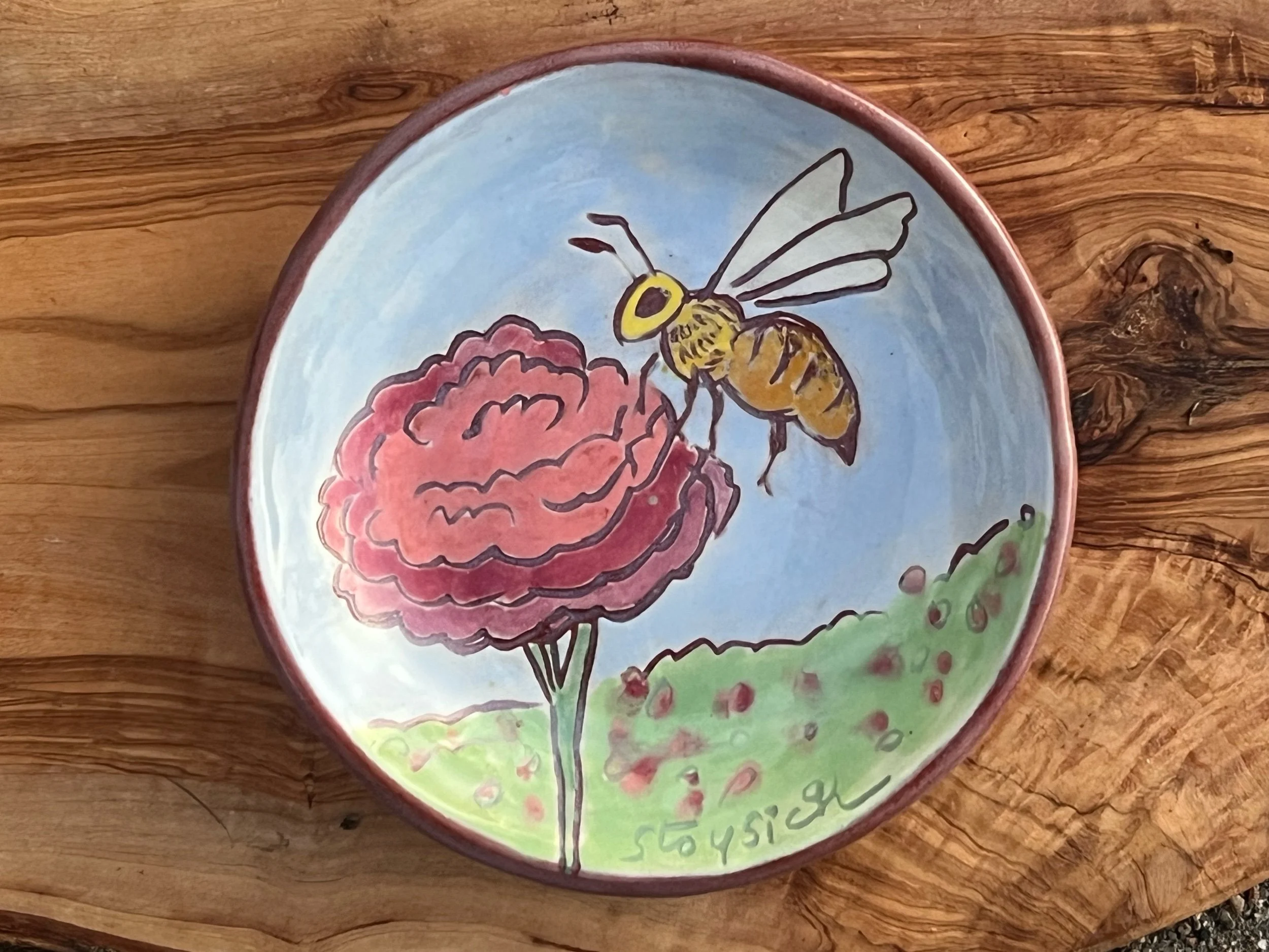 Bee Small Trinket Plate