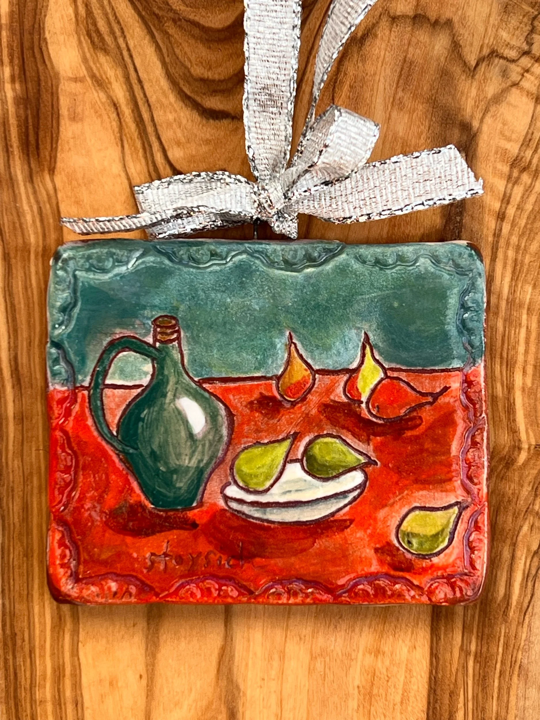 Cezanne Still Life Small Wall tile