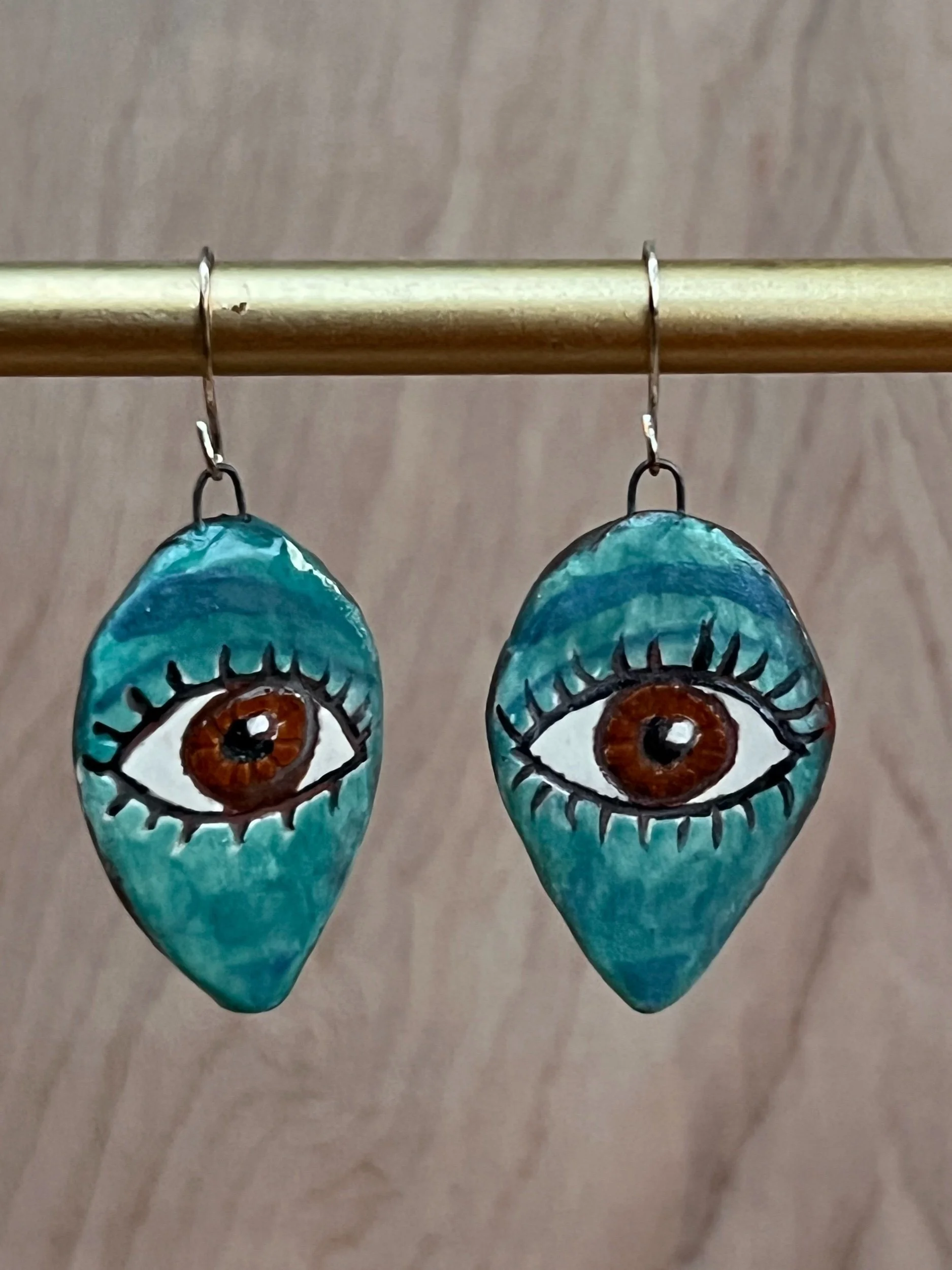 Brown Eyes Earrings