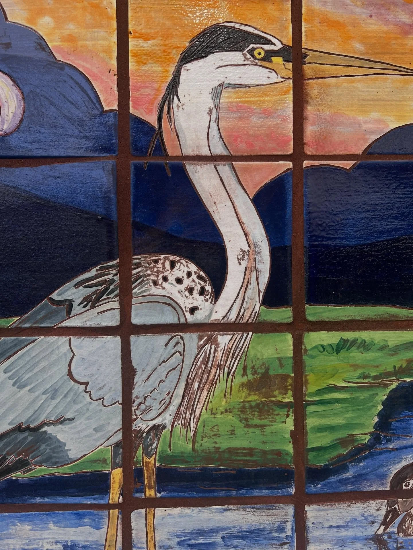 Detail shots of tile mural located at Malvern Public Library. 

I wrote a substack about the making process. Link in bio. 

#tilemural #handmadetiles #tilemosaic #mosaic #tiles