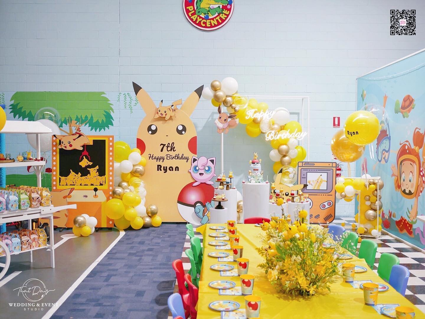 2021/03/28 Ryan pikachu theme birthday party

Planning @thatdayevent 
photo @emotionsandmathweddings 
Venue @crocsplaycentre 
#melbourneparty #melbourneballoons #melbourneparty #melbournepartyplanner #partyplanner #kidsparty
