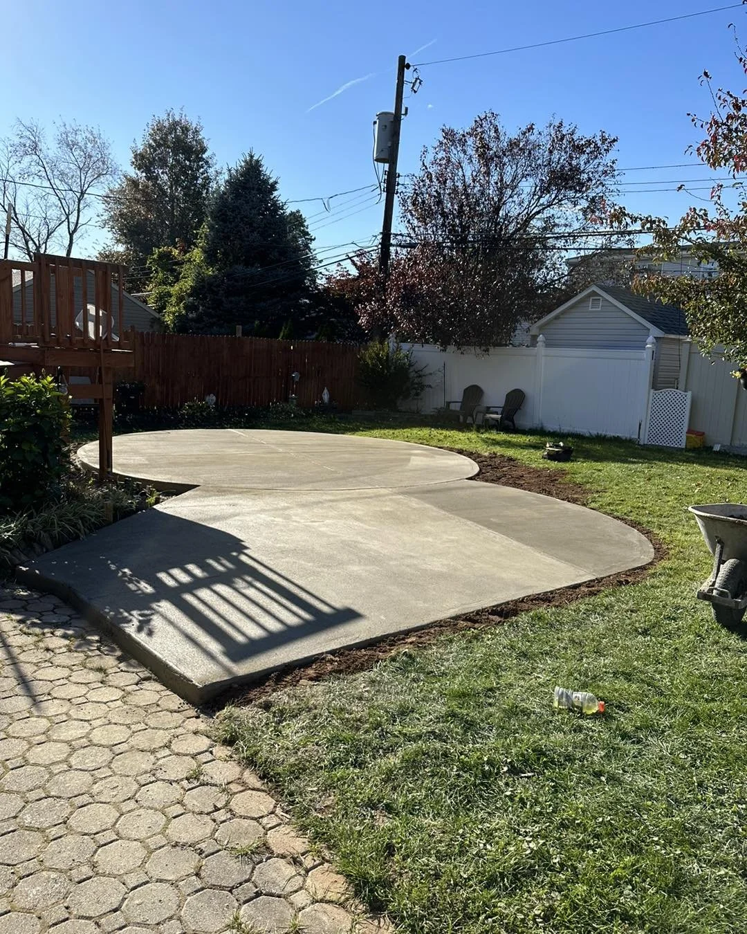 Concrete patio
