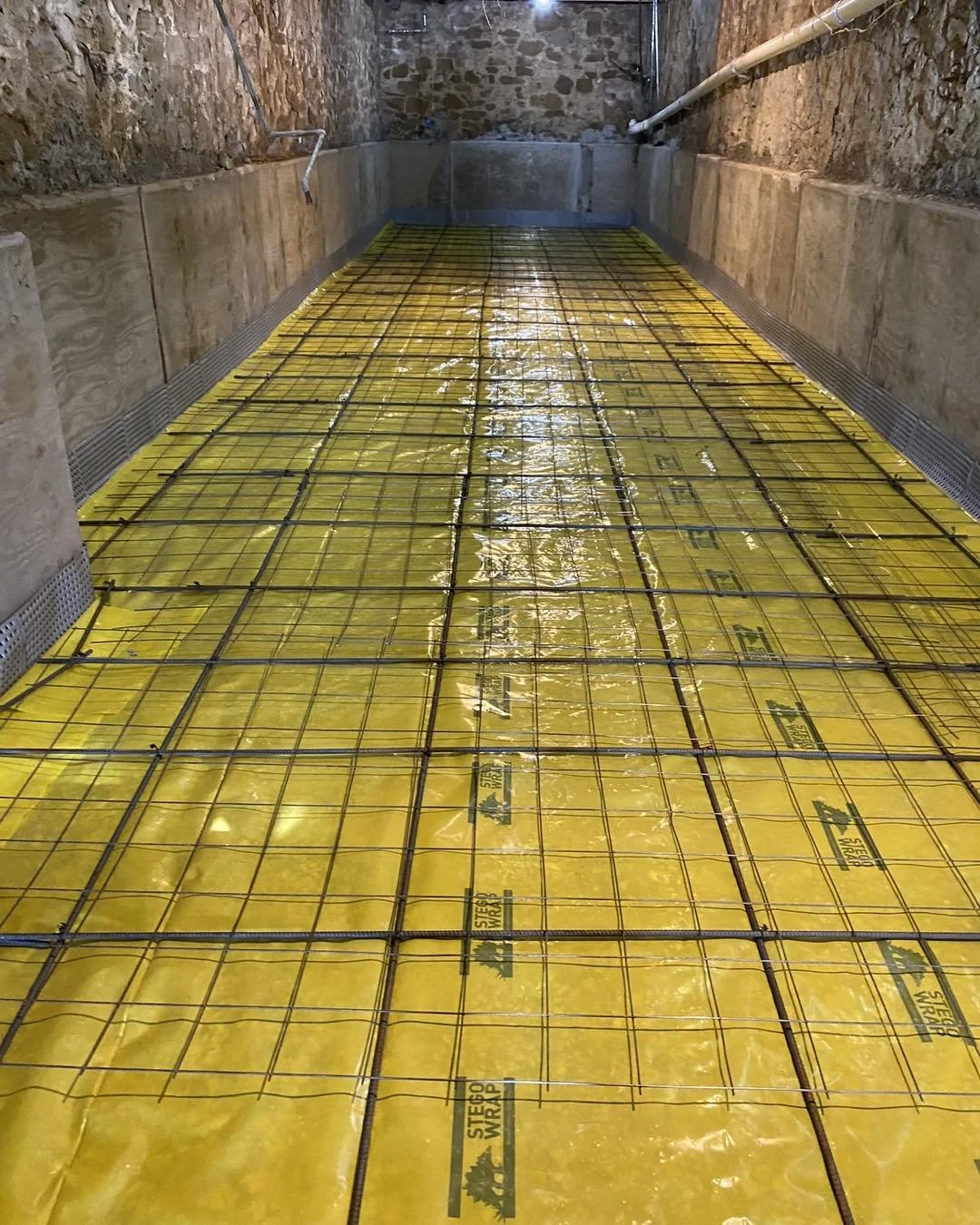 Basement dig out  #concrete #dig #digout #concretefloors #drainage #footins #reinforcement